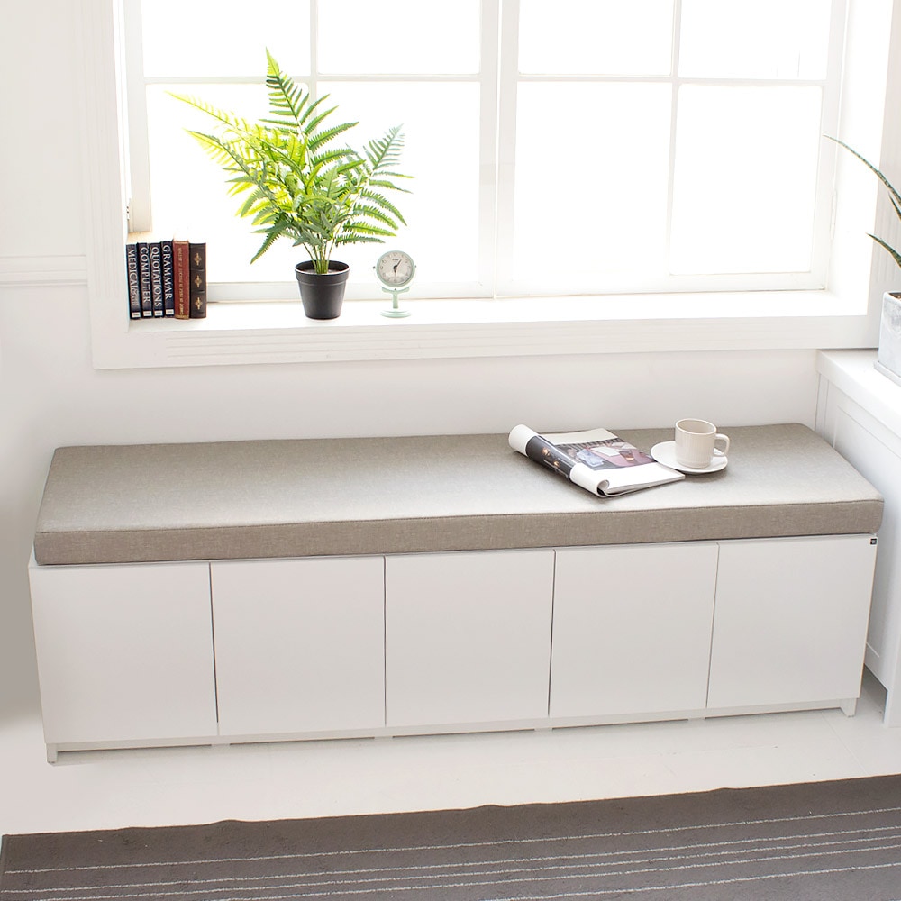 [신상품] 필웰 SF9681 테미스 5칸 수납벤치소파 DVX