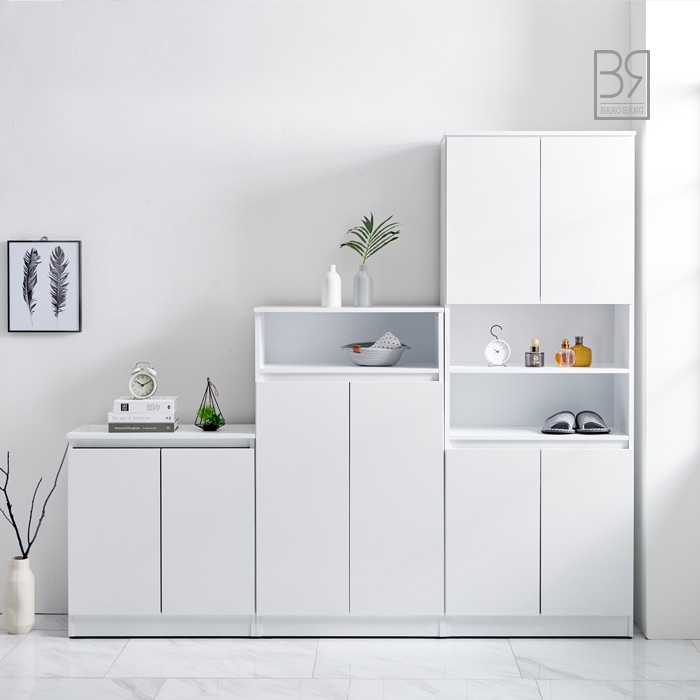 바로방가구 히트 거실 수납장/신발장 시리즈 2colors - 06.히트 LPM 신발장 대형_800/화이트 