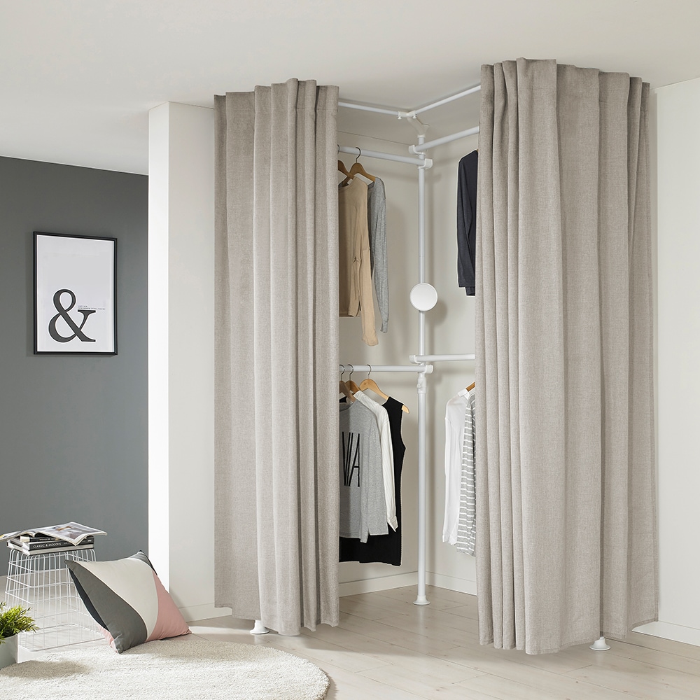 왕자행거 왕자 네오스페이스(노블리안 코너형 드레스룸 3P 밀폐기본형) 