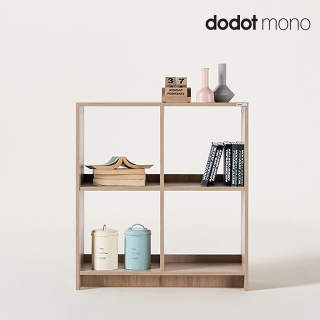 [신상품] 모노폴리오 레이 2단 책장 오픈 수납장 - 아카시아