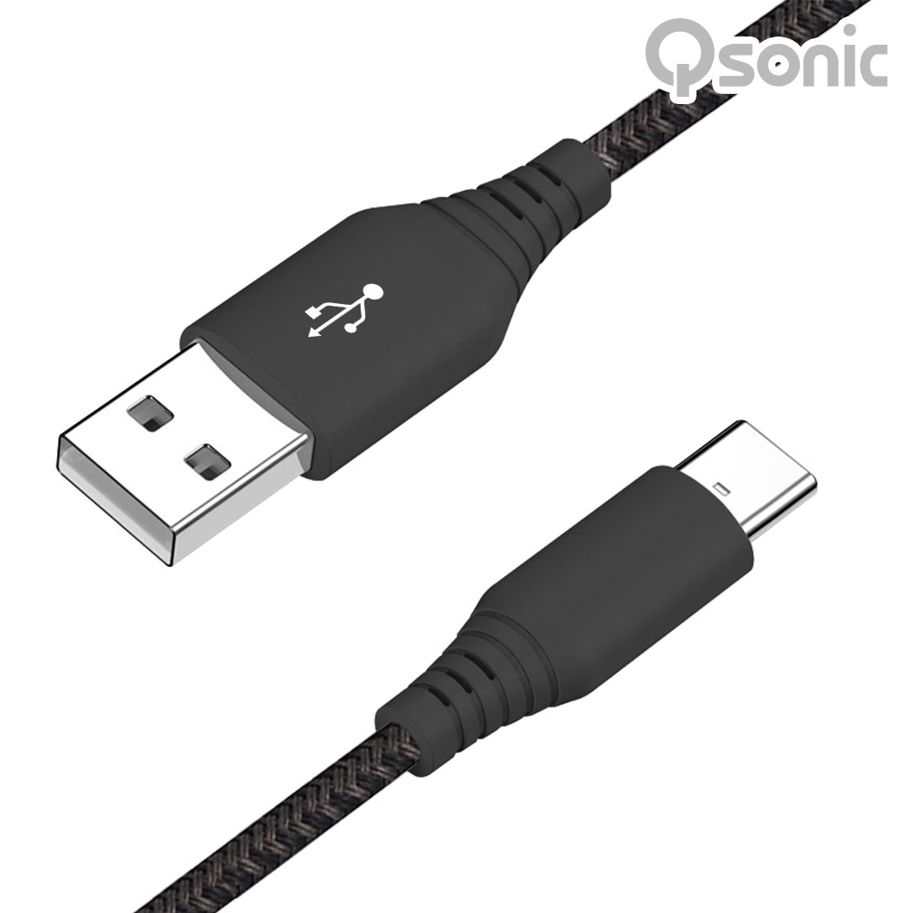 큐소닉 C타입 고속 충전 꼬임방지 케이블 (C to USB qc3.0/C TO C PD)