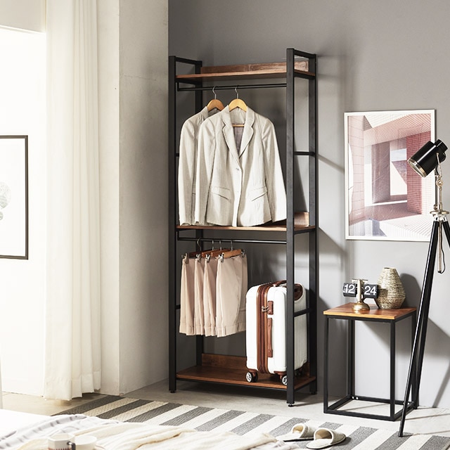 [신상품]헤이몰리 뉴트 철제 드레스룸 800 2단 행거