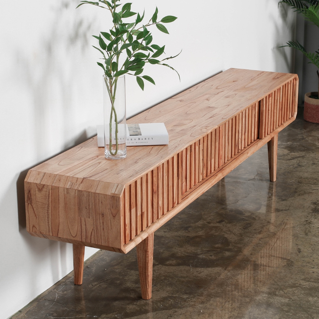 [신상품]엔투엔퍼니쳐 옥타곤 짜맞춤 8각 원목거실장 2000