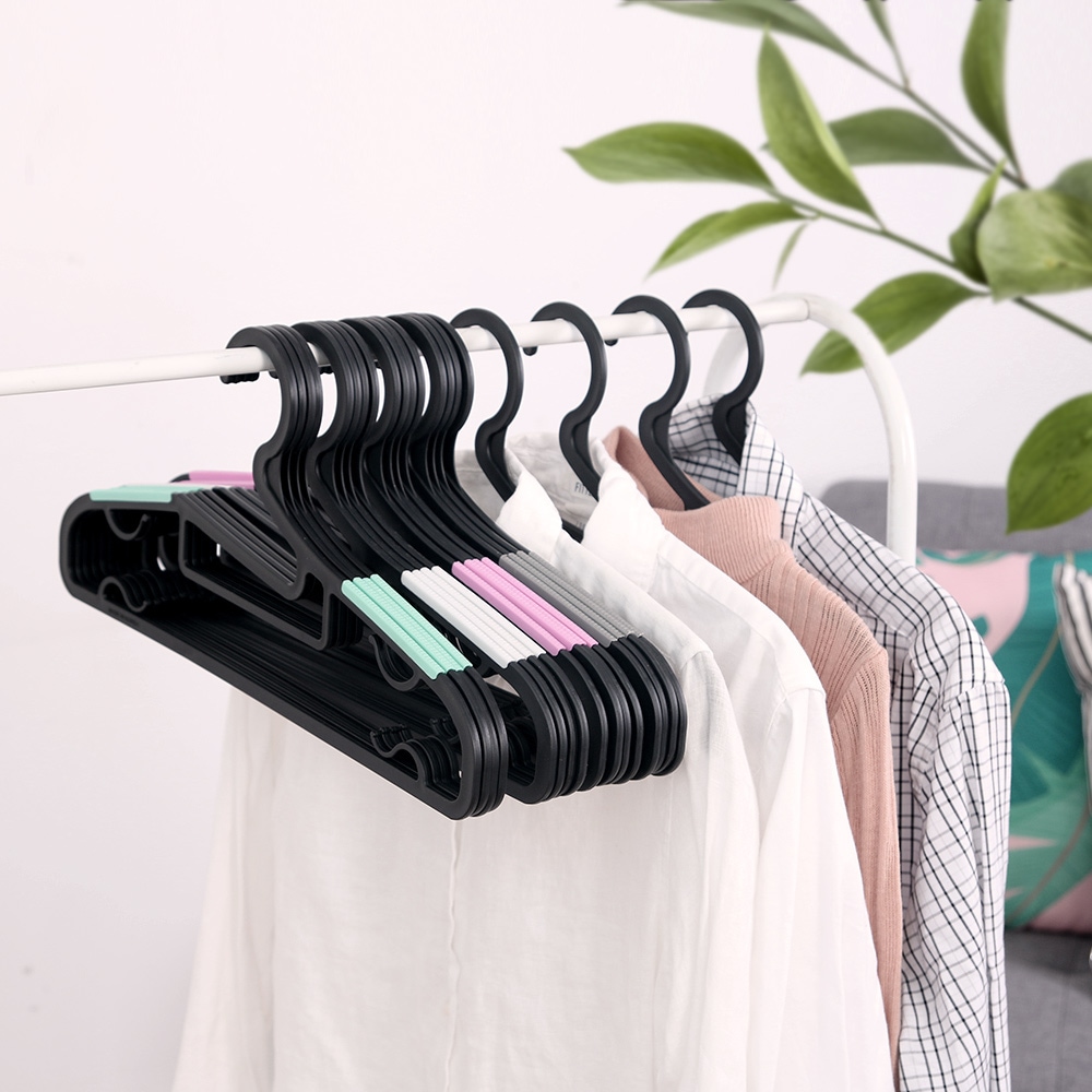 [오늘출발][신상품]리빙해피 블랙 논슬립 옷걸이 30P 4colors