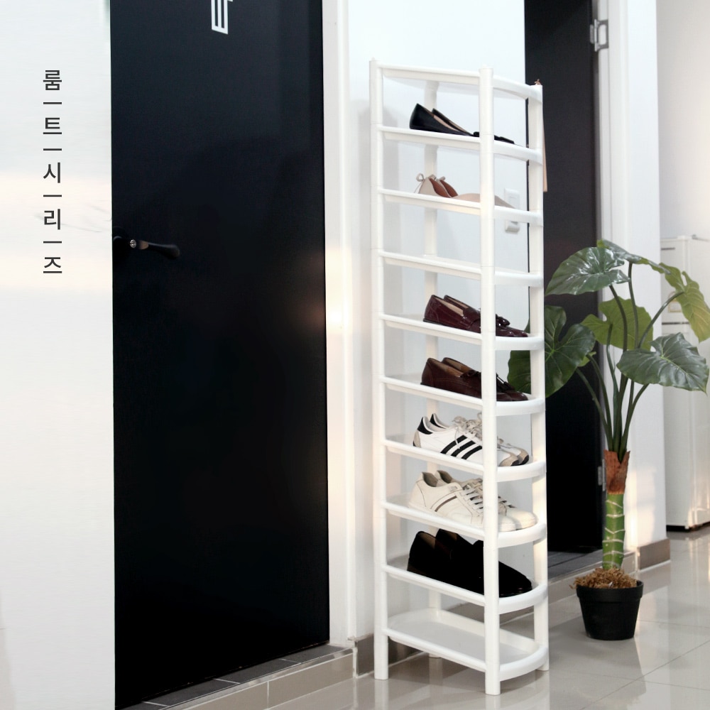 리빙해피 룸트 슬림 신발정리대 10단 3colors - 01.화이트 