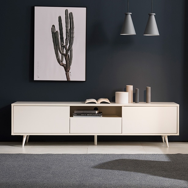 리바트 후아 1800 다리형 거실장 (2색) 