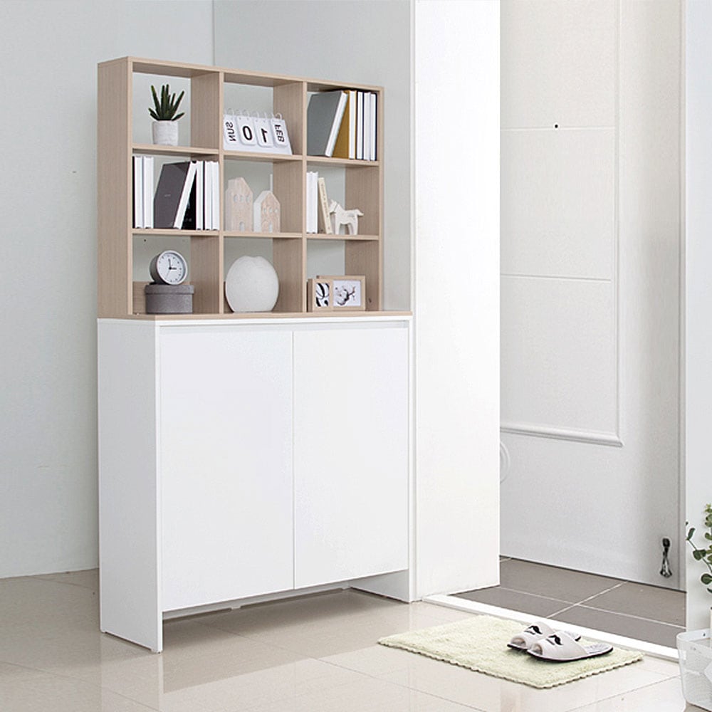 필웰 ST8649 무노 파티션 신발장 겸 수납장세트 DVX 