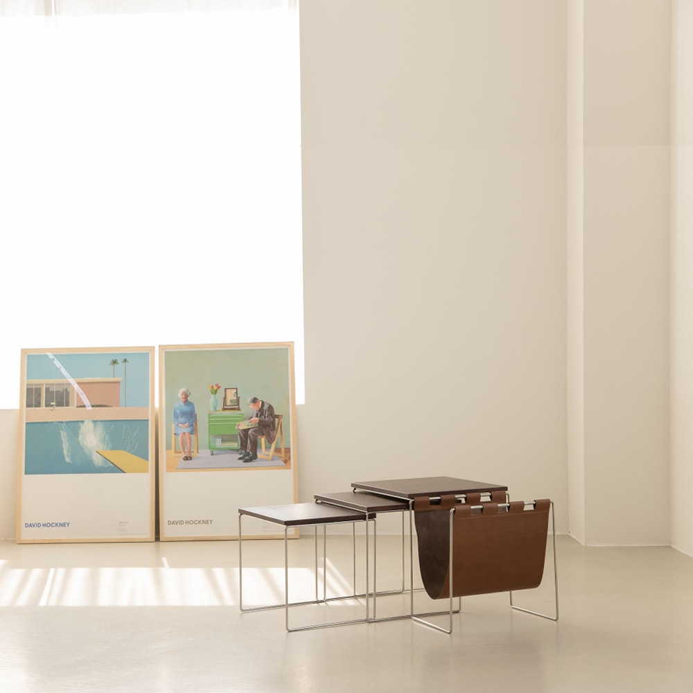 [신상품] 옐로우라이트 매거진랙 네스팅 사이드 테이블 모듈소파테이블 CH.1