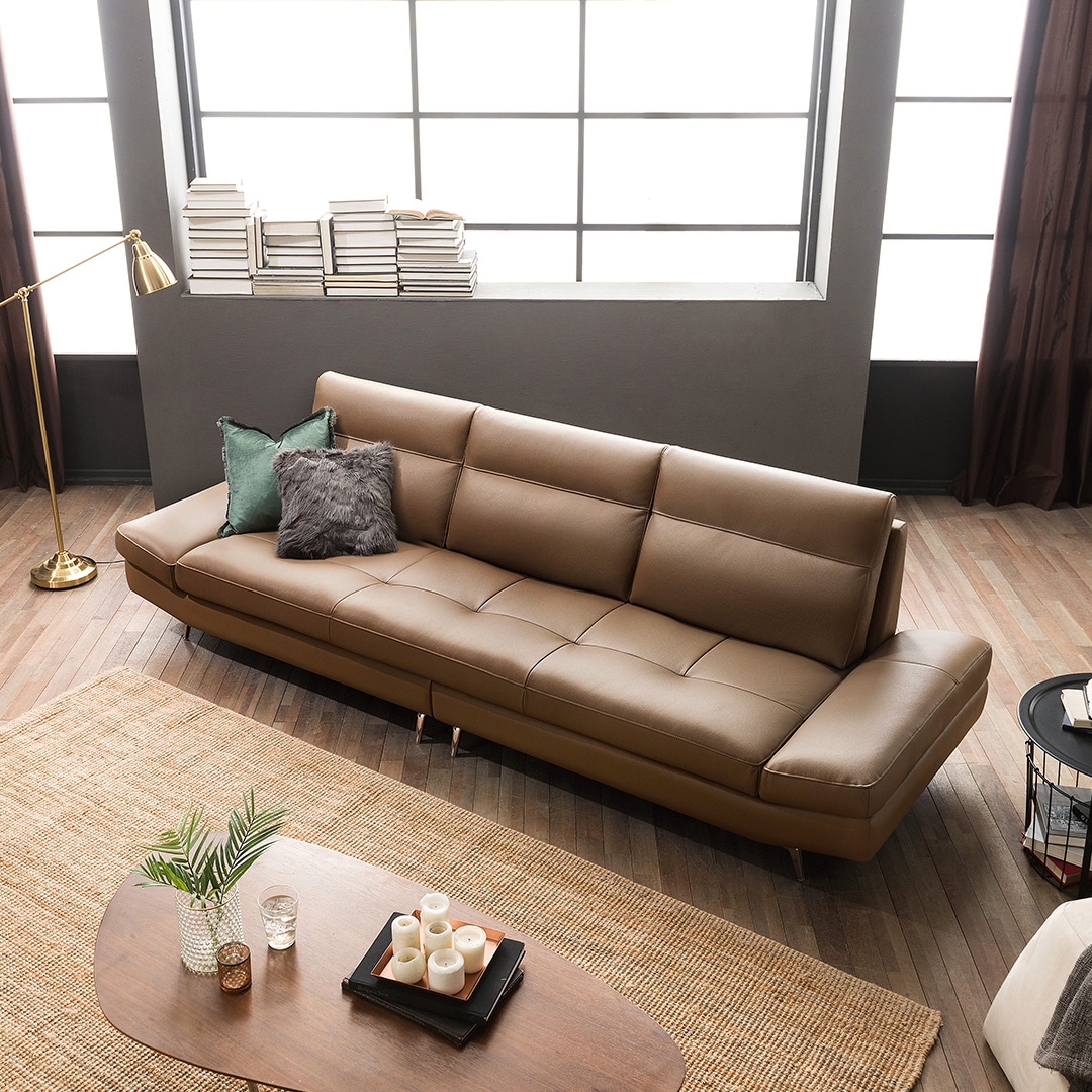 자코모 레이 4인 이태리 천연면피 소가죽소파 6colors 