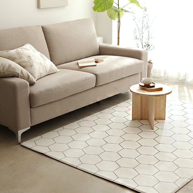 데코뷰 모던헥사곤 PVC 층간소음 놀이방 거실 매트 