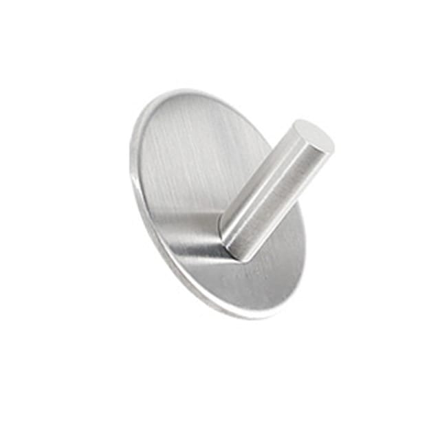 [HICKIES][신상품]히키스 무타공 강력부착 모던인테리어 스테인리스 벽걸이후크 원형사선타입