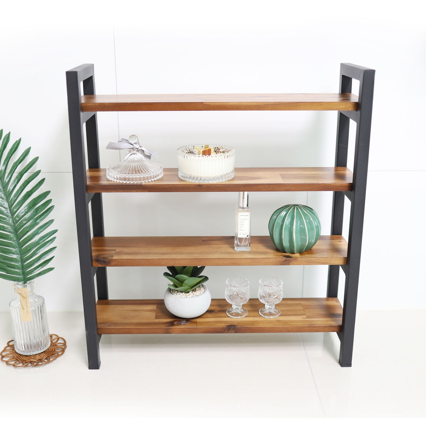 [오늘출발][신상품]트리스토어 철제 원목 미니선반 4단