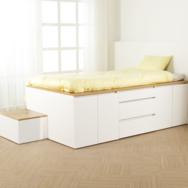 에보니아 데니스 슈퍼싱글 수납침대 낮은계단 DNSSET1 (매트제외)