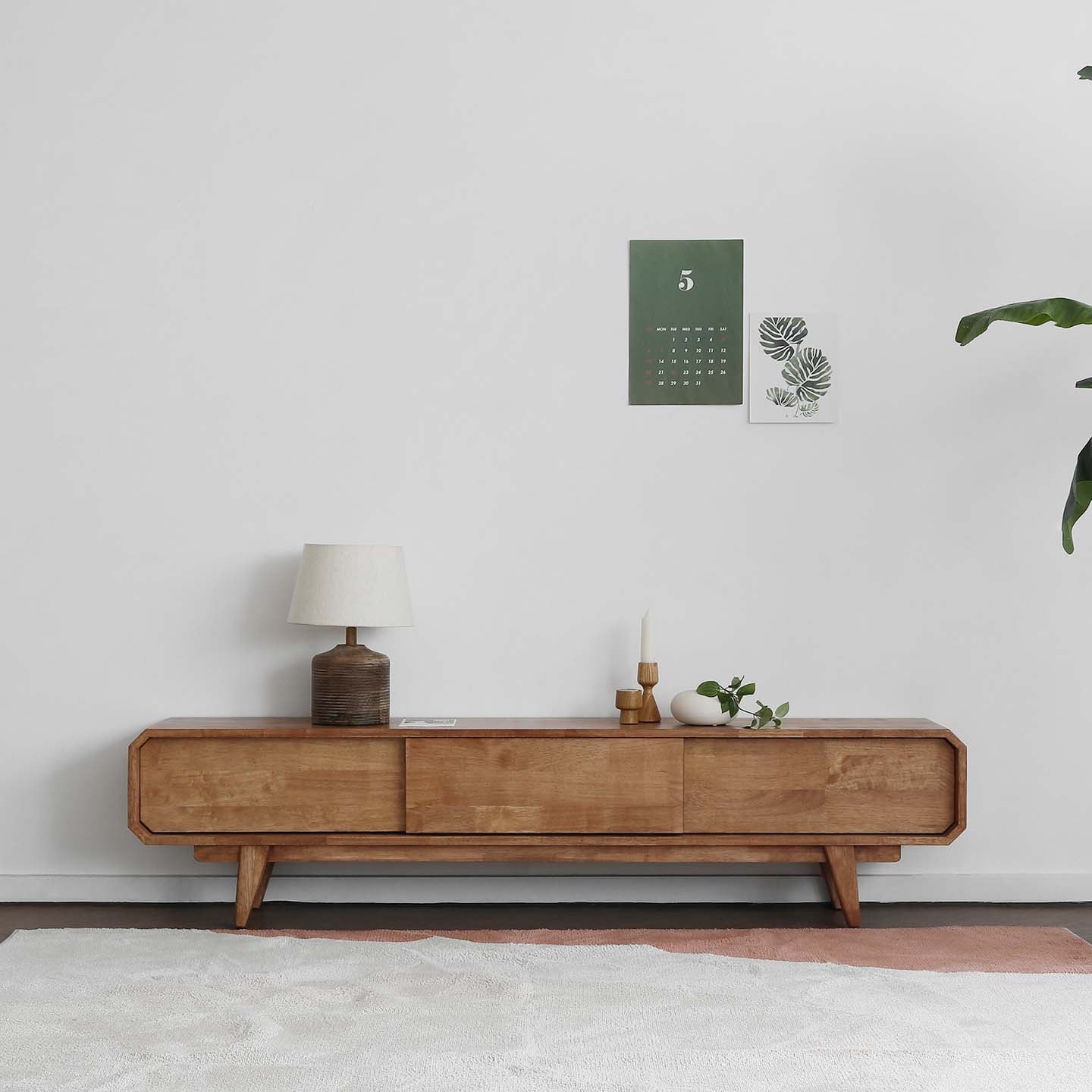 [신상품] 베이직가구 블랙러버 AK형 거실장 - W1900