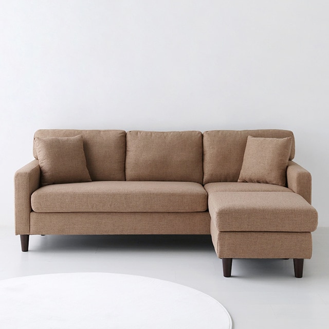 [오늘출발] [신상품] 마켓비 네르센 패브릭 소파 3인 7953 카우치형