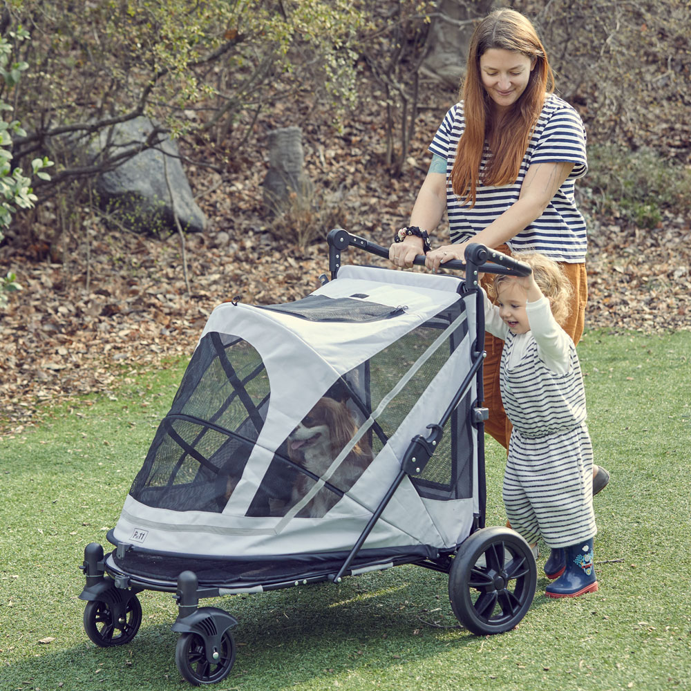 보니렌 펫11 강아지 점보 유모차 / 개모차