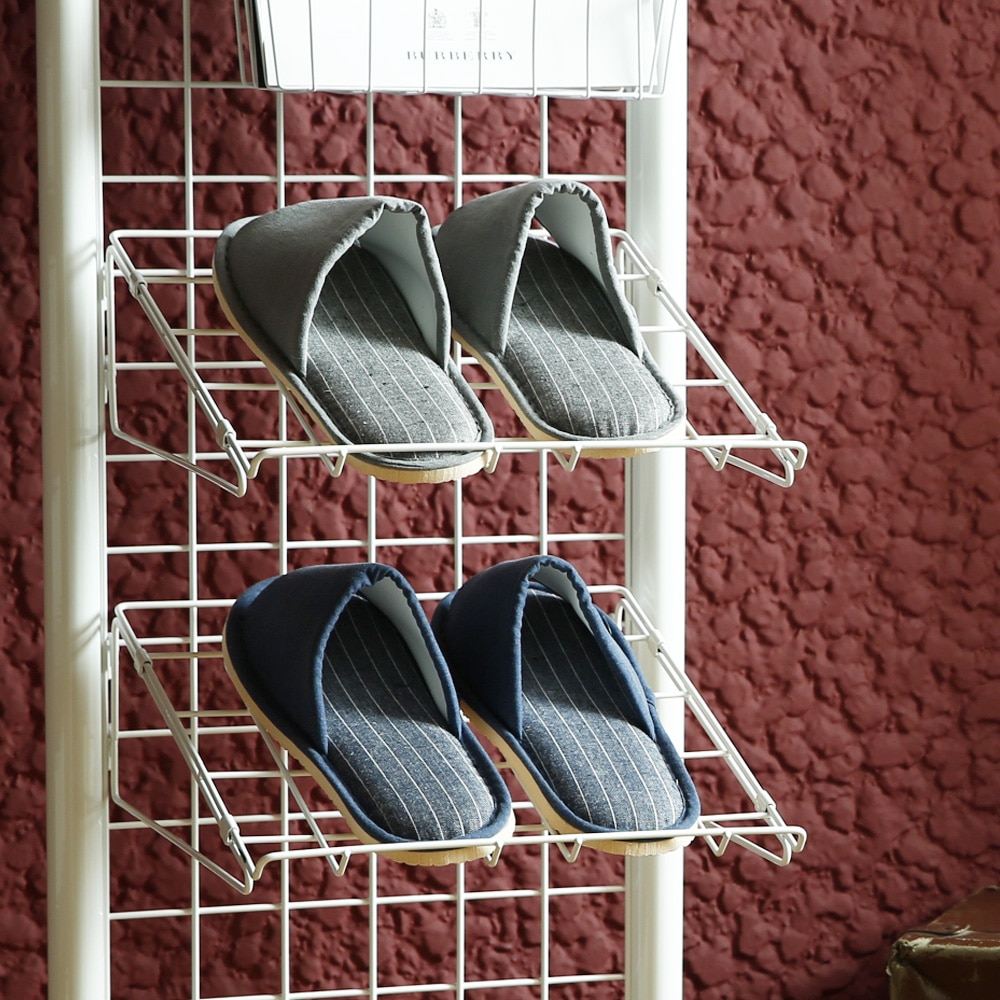 까사마루 다용도 매직 메쉬 파티션 악세서리_신발 받침대