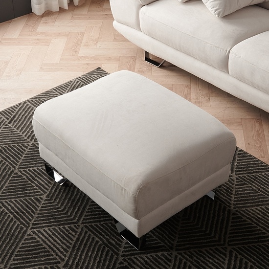 한샘 한샘몰pick 폴로까사 생드니 아쿠아텍스 스웨이드 패브릭 보조스툴 