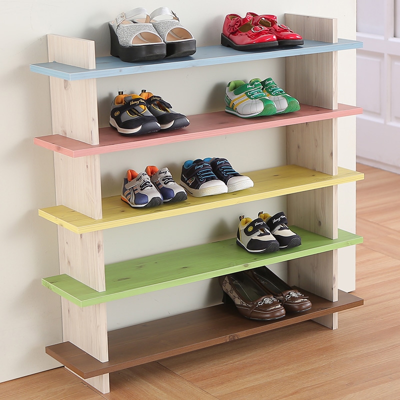 아라마 무지개 신발장 800-5단 