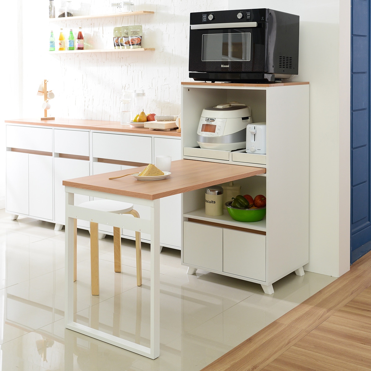 라샘 허니 2레일 1200 렌지대겸 2인용식탁 IH1846 