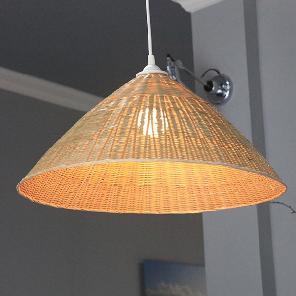 인델러블 앵클 라탄 조명갓