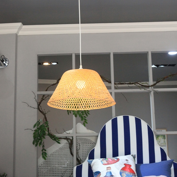 인델러블 내츄럴 라탄 전등갓