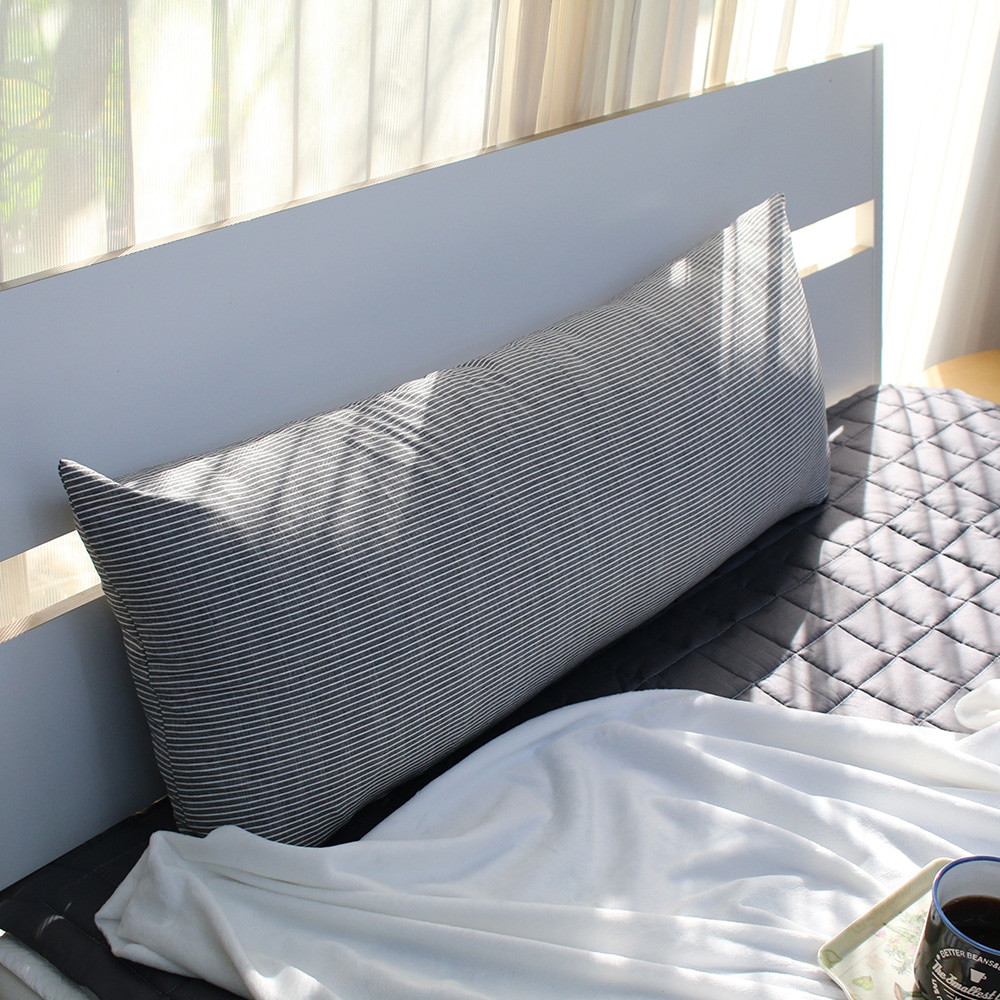 [신상품] 우리앤데코 스틱스 롱쿠션 커버/사각/임산부 바디필로우/대형 등받이 쿠션 긴베개 침대헤드