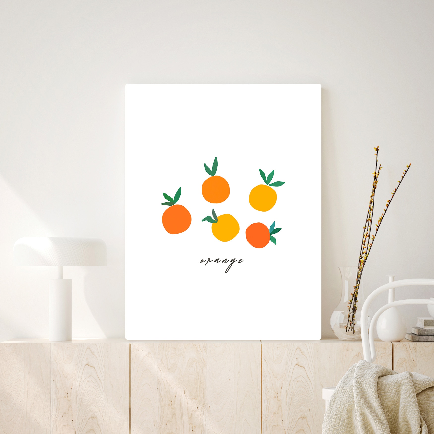 [오늘출발] [신상품] 오홀리브 접이식 액자테이블 오렌지색종이 3size - 소(60x40) 오렌지색종이_27cm기본다리