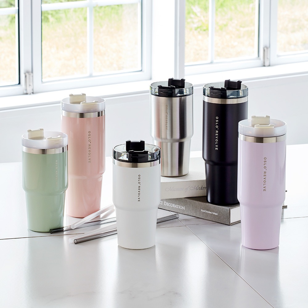 오슬로 오슬로 리볼브 텀블러 600ml (빨대포함)