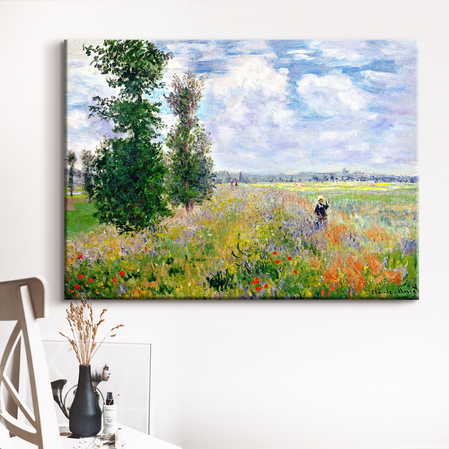 [신상품] 더 아트 클로드 모네 감성 명화 그림 액자 9. CM-아르장퇴유 근처의 양귀비 들판