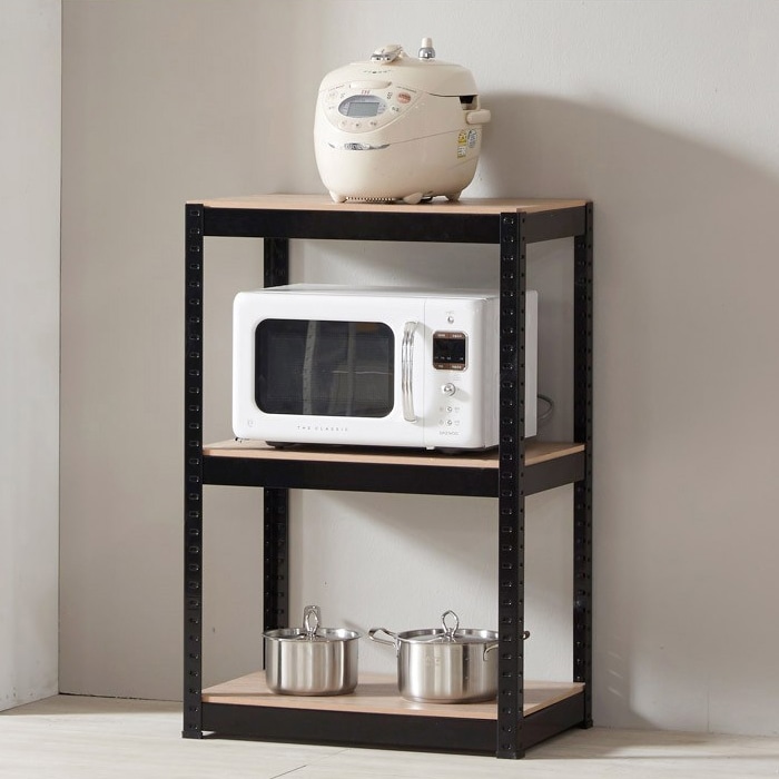 [신상품]트레벨 무볼트 조립식 철제 앵글선반 800 3단 2colors