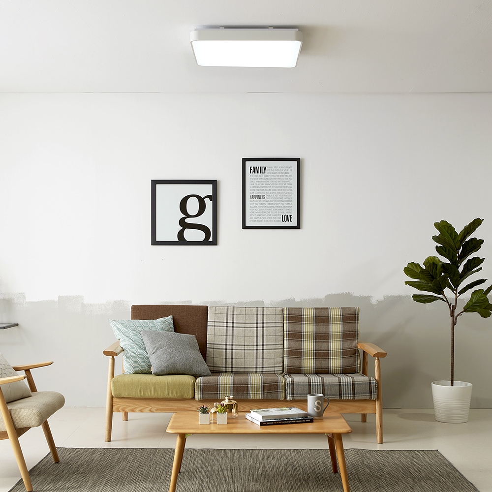 [오늘출발] [신상품] 조명뱅크 밀레 삼성칩 거실등 통4등 LED 120W (SPT4)LRT