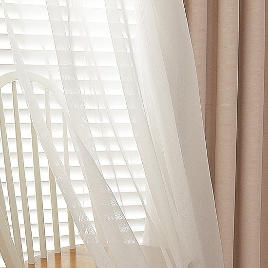 [신상품]파라다이스홈 [맞춤]호텔스타일 시어커튼 / 속커튼 /이너커튼 (민자주름/수입씽주름)