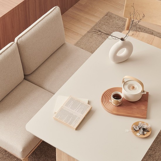 한샘 포레 컴포트 4인 식탁 (의자 미포함) 