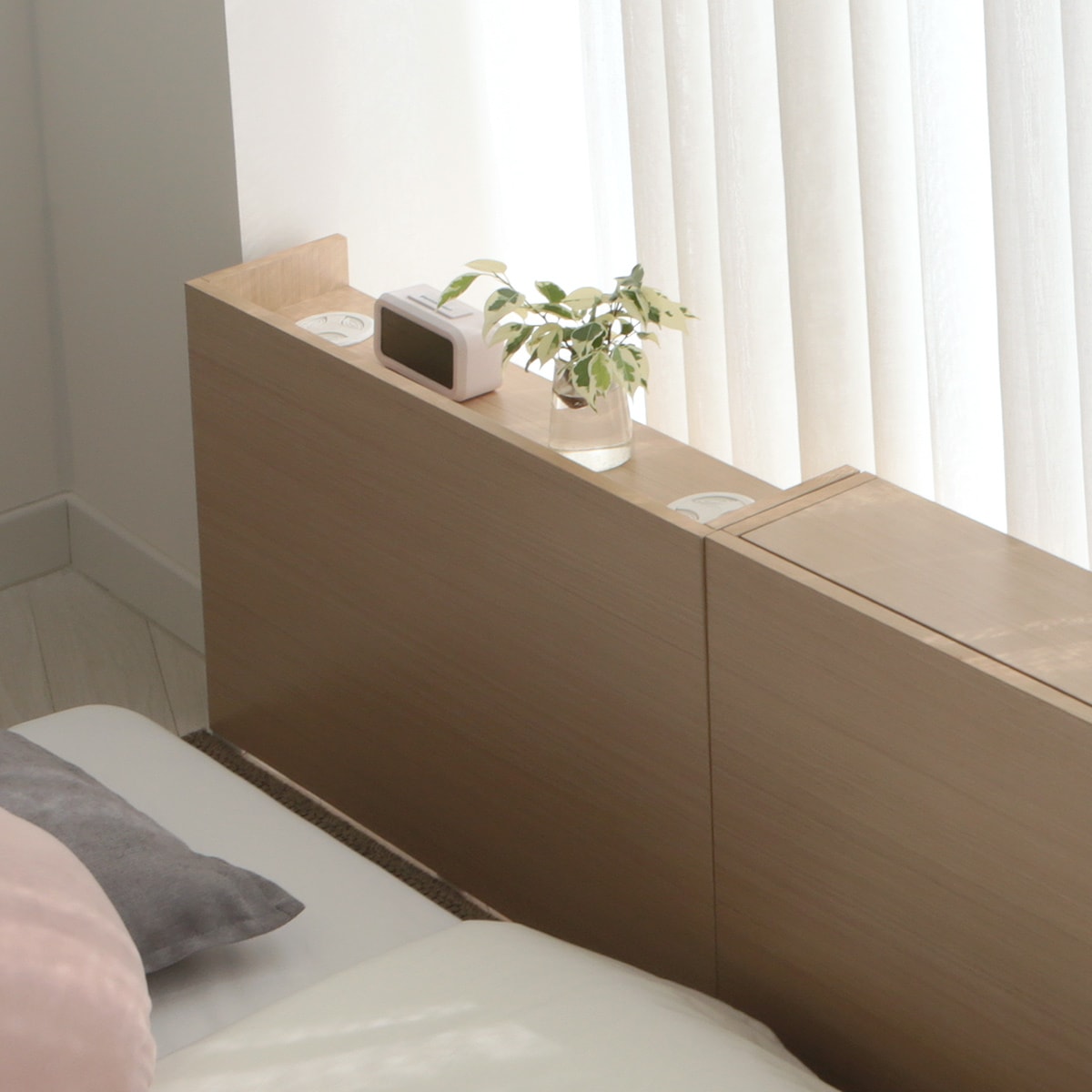 라샘 비트윈 침대헤드 겸 틈새선반 수납장 일반형 IH2147 