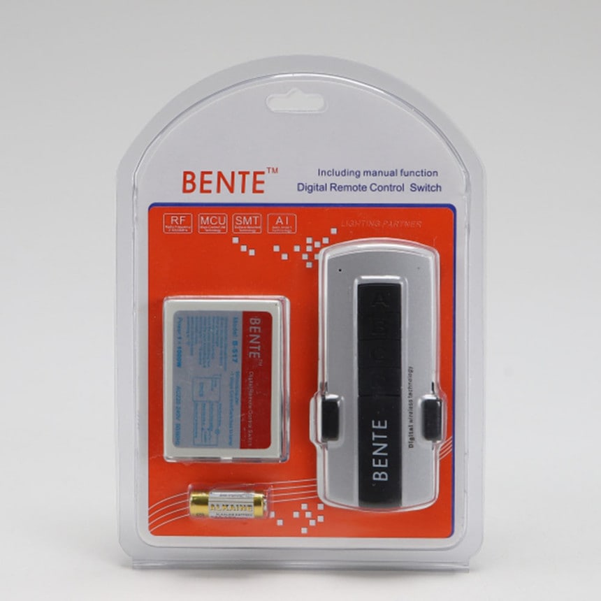 [신상품] 포유라이팅 BENTE 조명 조절 리모컨 리모트 콘트롤 스위치 1구 2구 3구 - BENTE 조명 조절 리모컨 리모트 콘트롤 스위치 2구