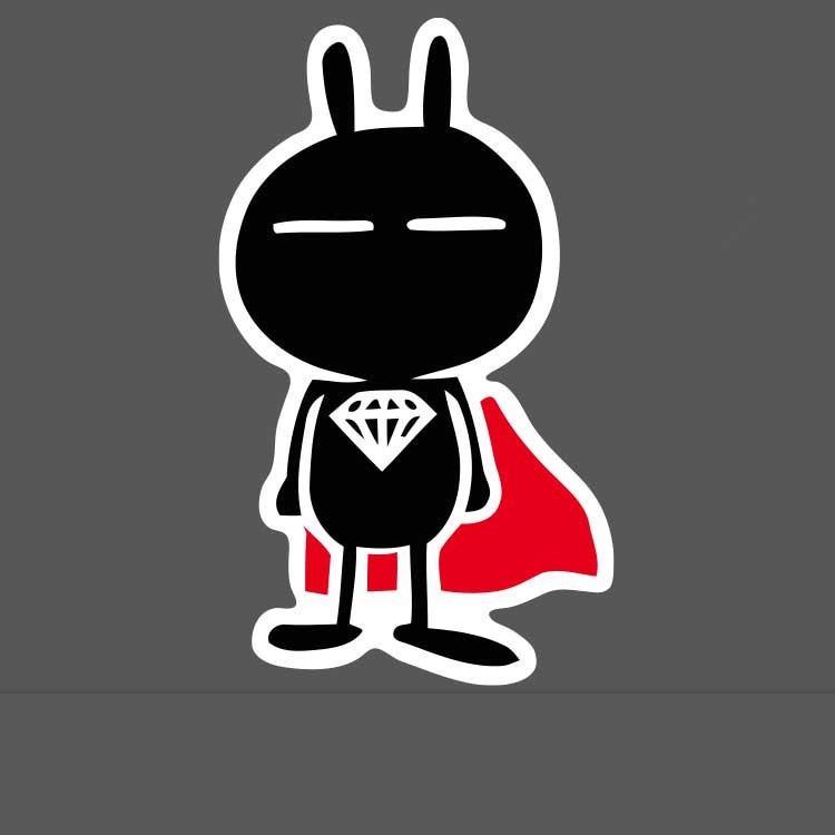 어가네닷컴 A563 - 다이아 슈맨 로고 캐릭터 스티커 방수 DIY 노트북 텀블러 폰케이스 스티커