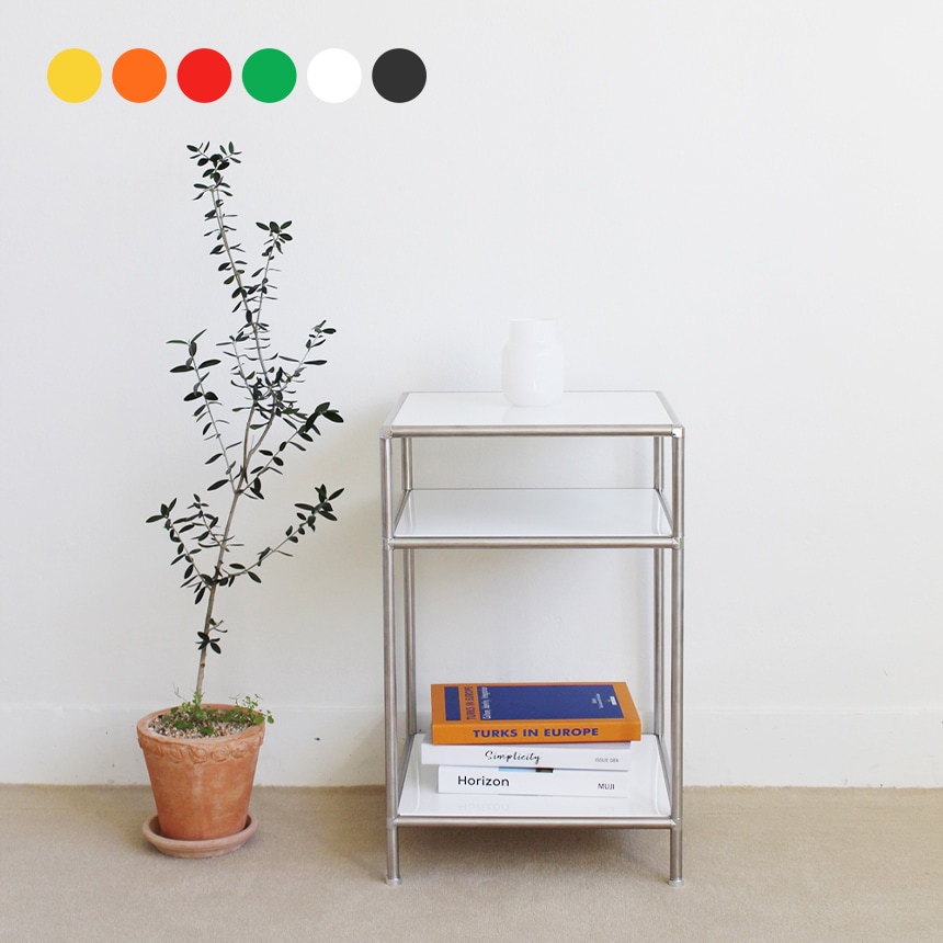 [아크리코][신상품]아크리코 RICO 360 Sidetable 리코모듈 사이드 보조 테이블 선반 협탁 - 360 SIDETABLE A : 화이트