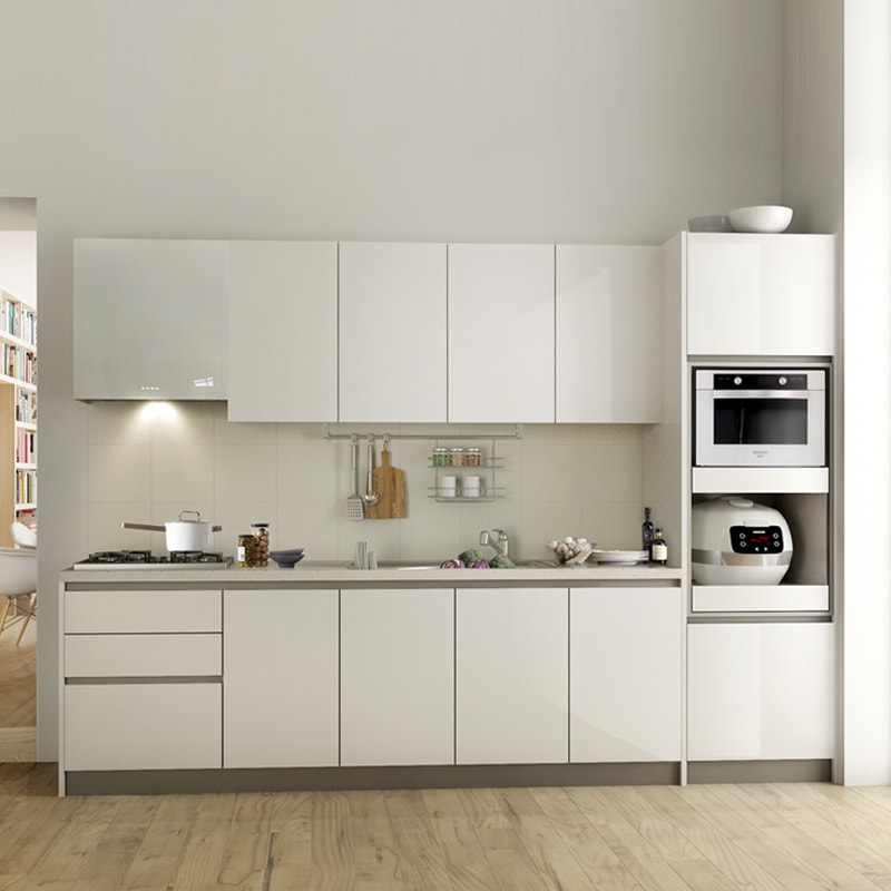 리바트 집테리어 쿼츠 주방 싱크대 시공 - 6.2m(ㄱ자/멀티수납형) 