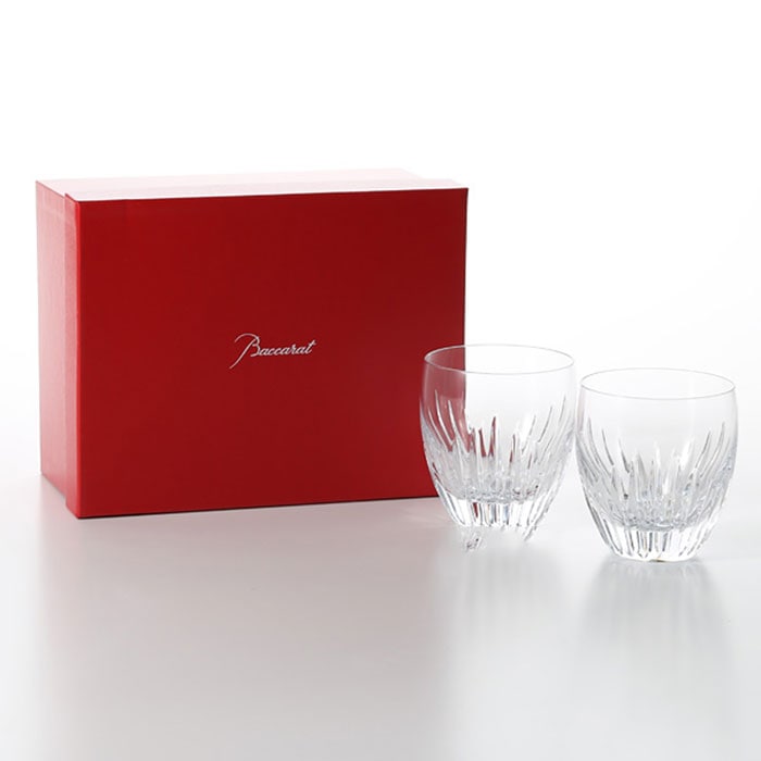 [신상품] baccarat [해외] 마세나 MASSENA 올드패션 텀블러 온더락 글라스L 370ml 2P 세트