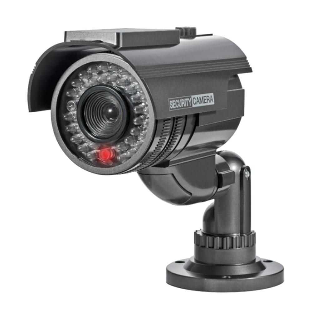 [오늘출발][신상품]살림테리어 가짜 모형 cctv 태양열 방수 적외선(IR) 카메라 (건전지+방범용스티커 )