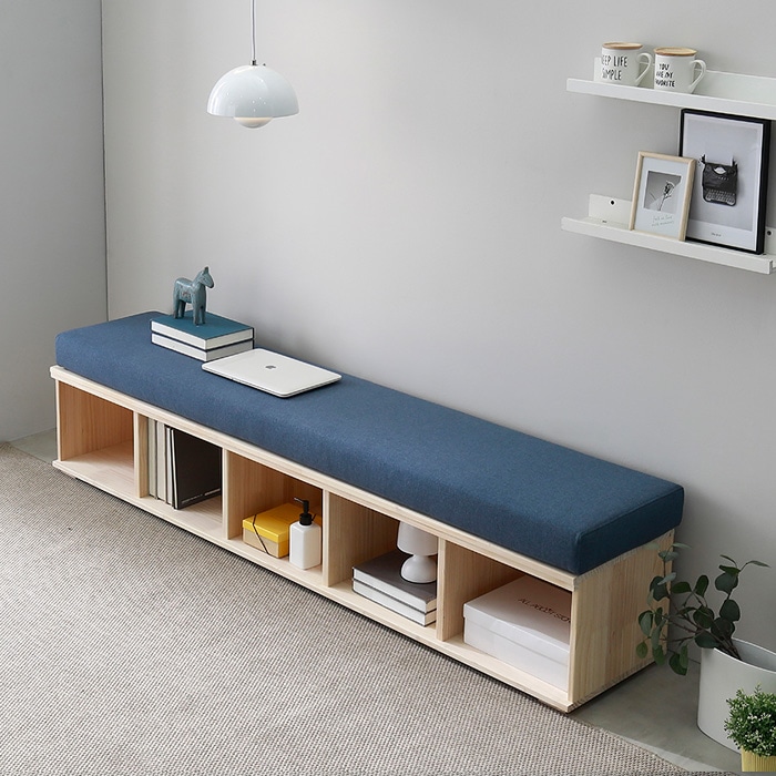나무뜰 코젯 2000 책장형 원목 수납 벤치 소파 GM349C 