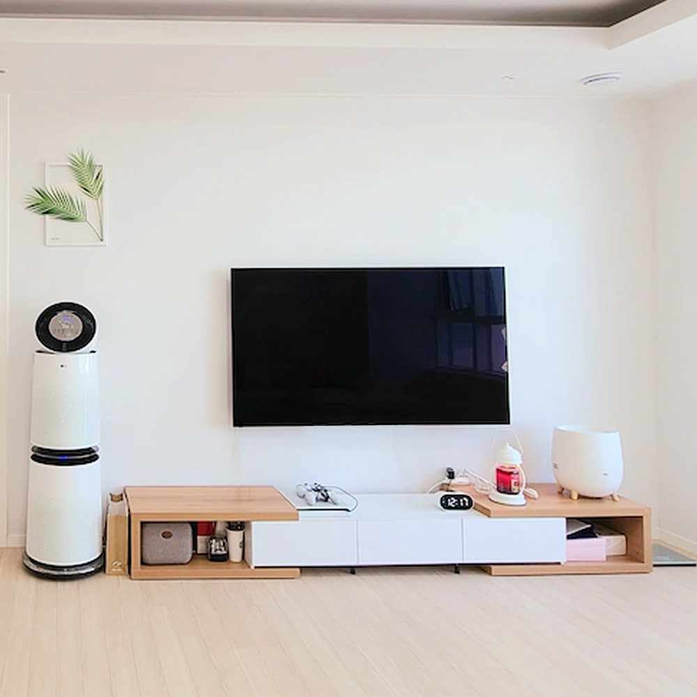 리샘 레인2 확장형 TV장 거실장 4colors 