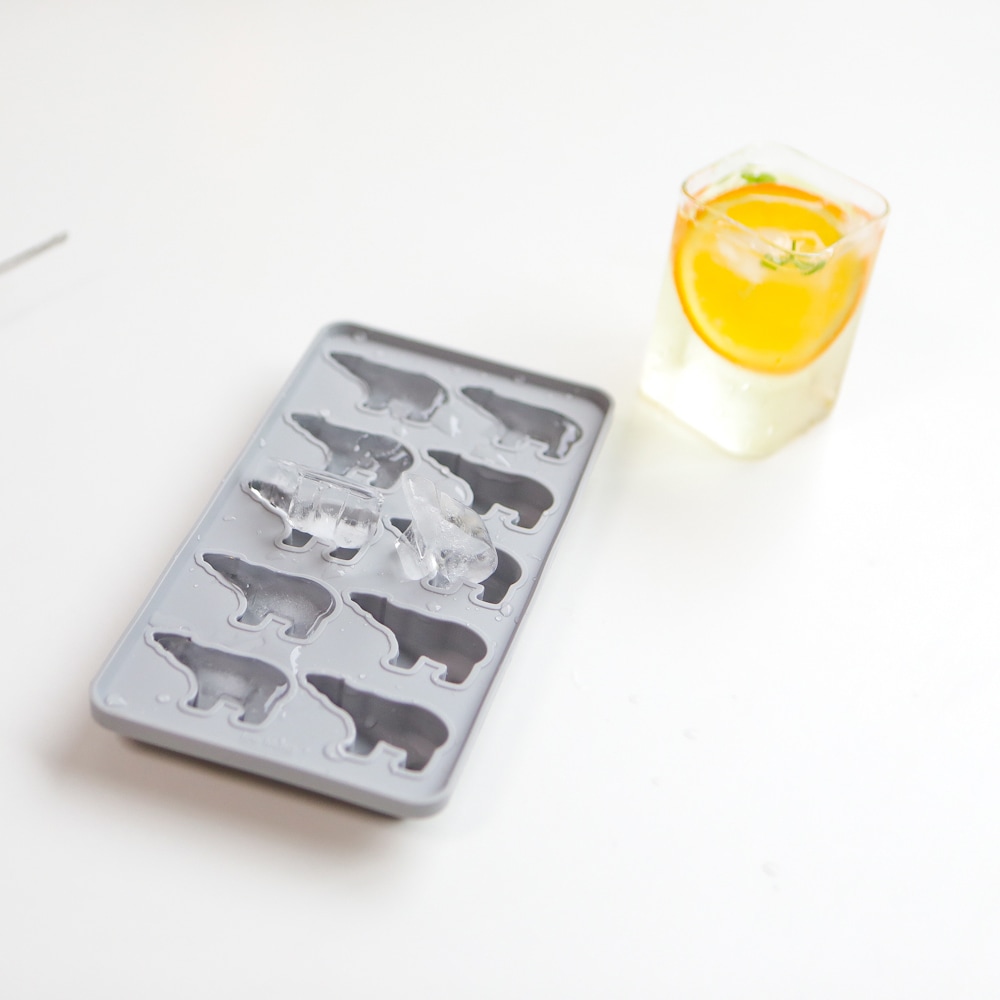 비다하우스 국내생산 실리콘 얼음틀 빅볼 큐브 아이스 트레이 - 북극곰 10구