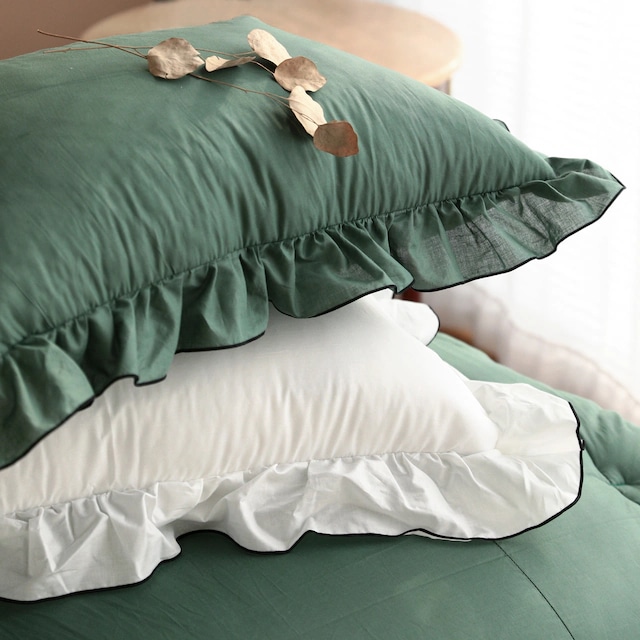 [헬로우슬립][신상품]헬로우슬립 메종 프릴 순면 60수 베개커버 (50x70)-5color