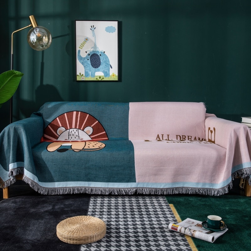 [해외] 포럼에잇 [해외] 라이언 쇼파커버 담요 블랭킷