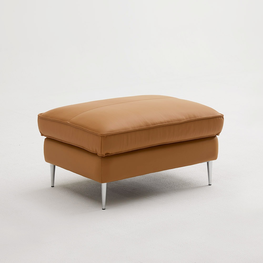 시스디자인 바움 천연면피가죽 소파스툴 3colors 