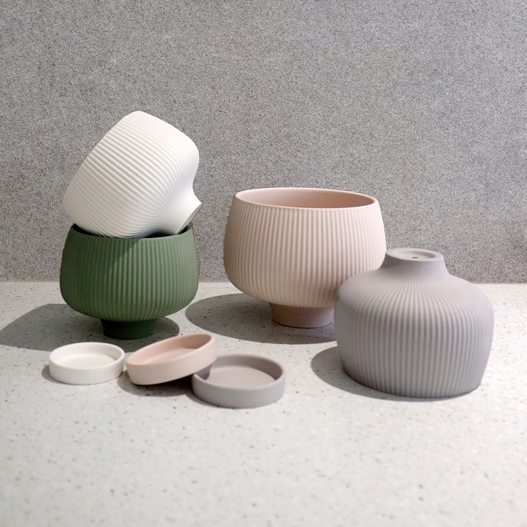 [신상품]마이플랜트 단지형 매트 컬러 클레이 토분 무광 화분 받침대 세트 4colors