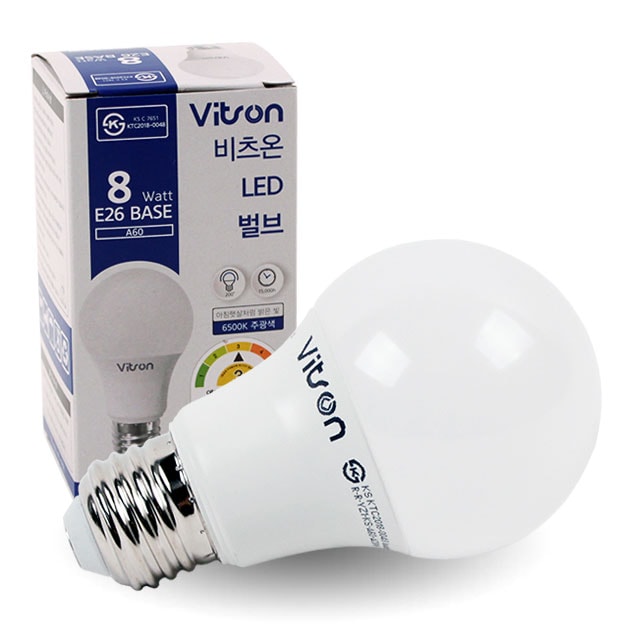 [오늘출발] [신상품] 공간LED LED 전구 비츠온 8W LED램프