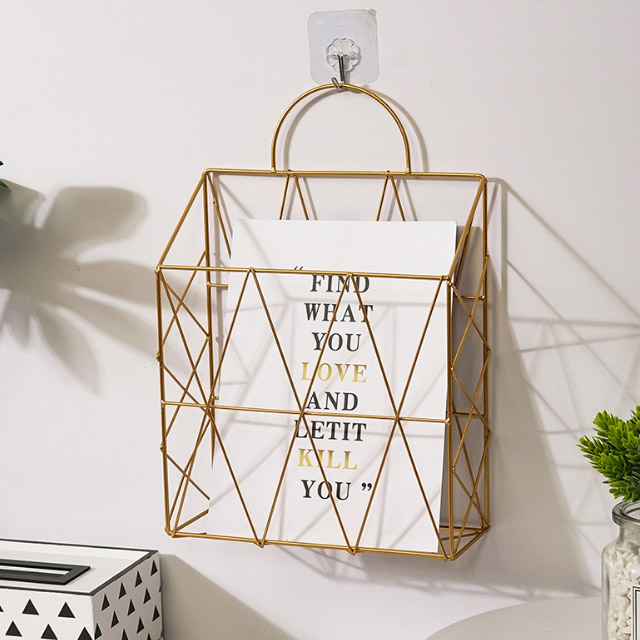 [내일의공간][오늘출발][신상품]내일의공간 공간안애 철제 벽걸이 잡지꽃이 (매거진랙)